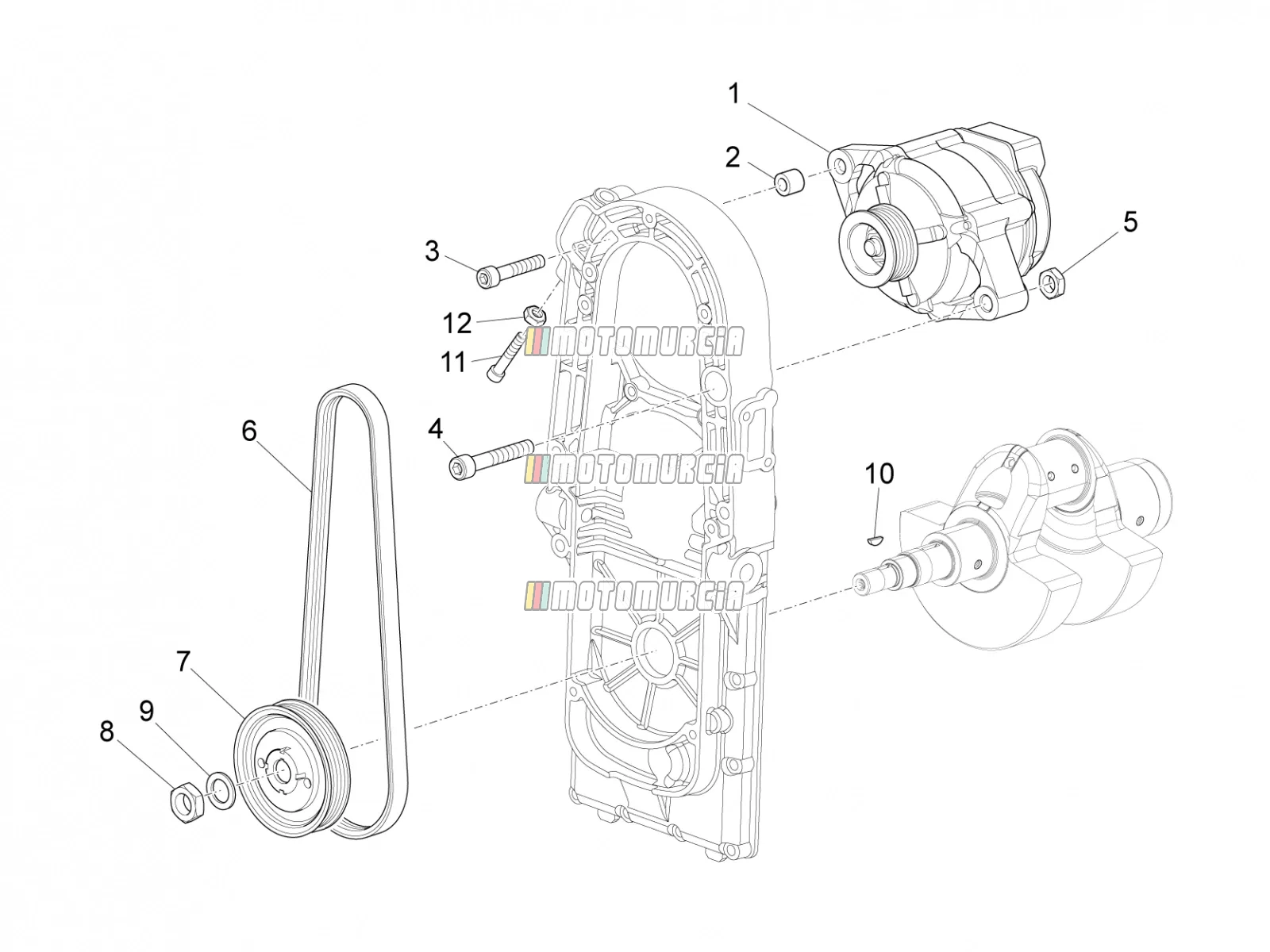 CDI-Magneteinheit / Zündeinheit