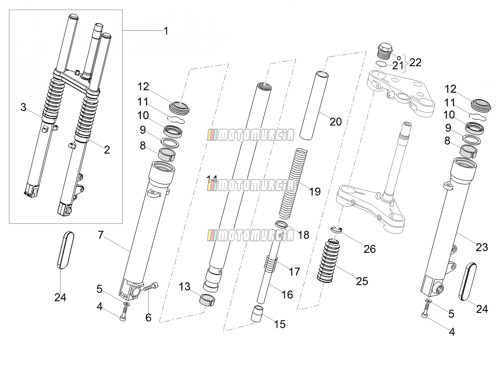Front Fork Kaifa