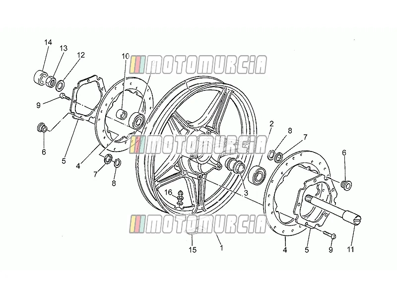 Roue avant
