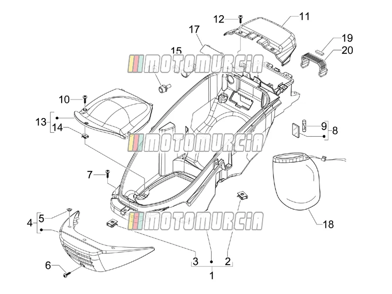 Huosing capacete - undersaddle
