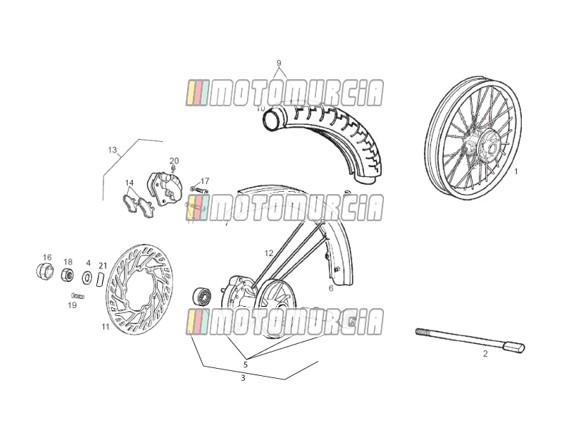Roue avant