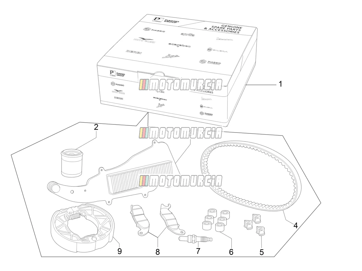 Kit complet d'usure et d'entretien