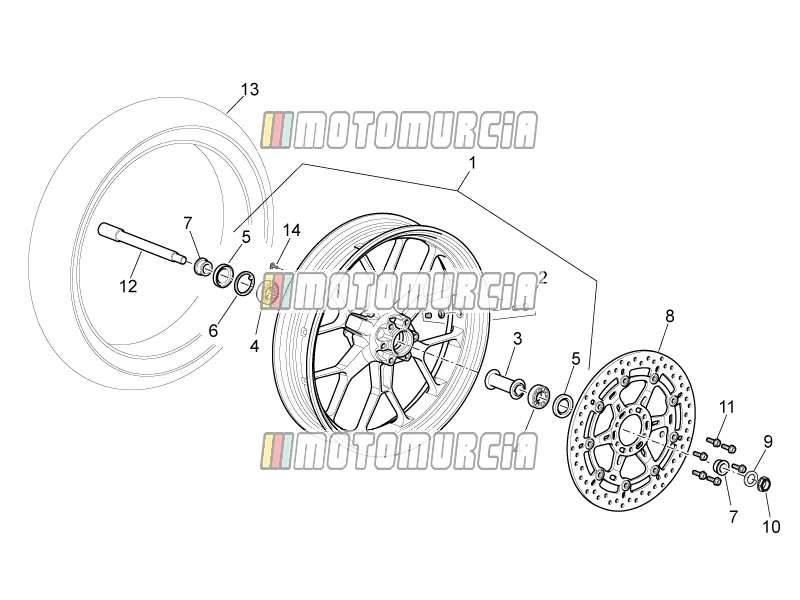 Roue avant I