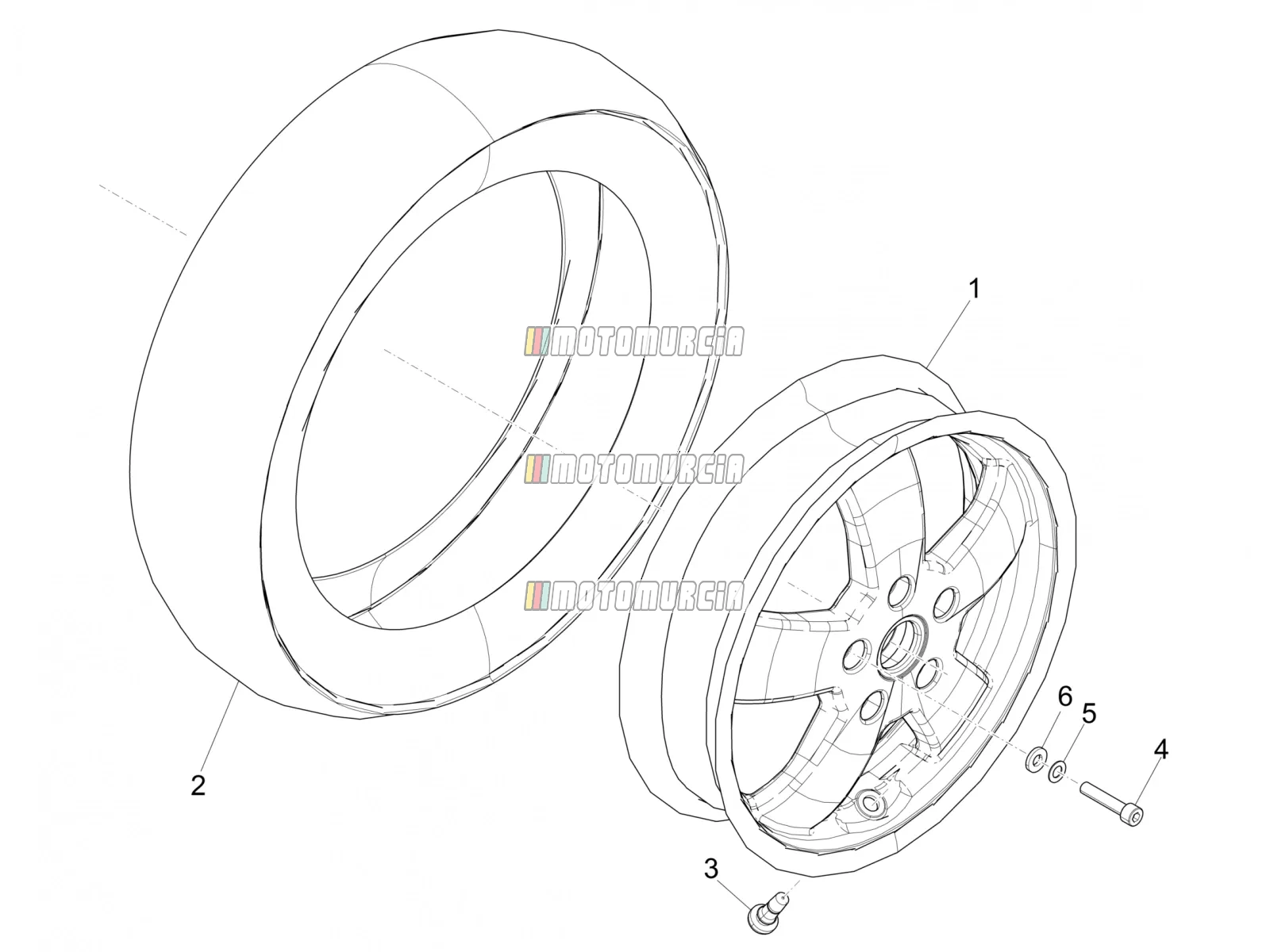 Roue avant