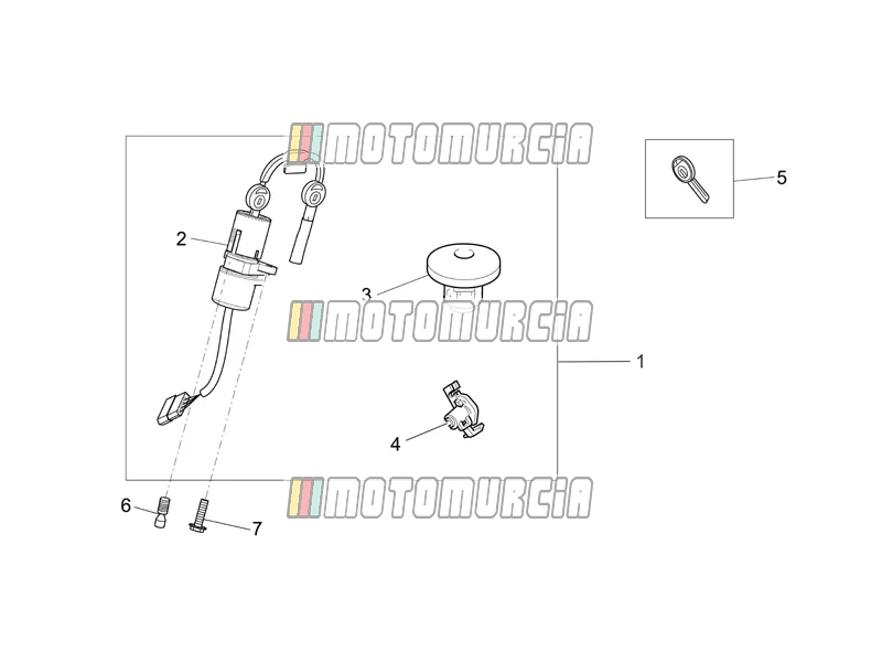 Hardwarekit voor slot