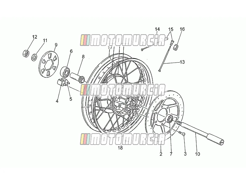 Roue arrière