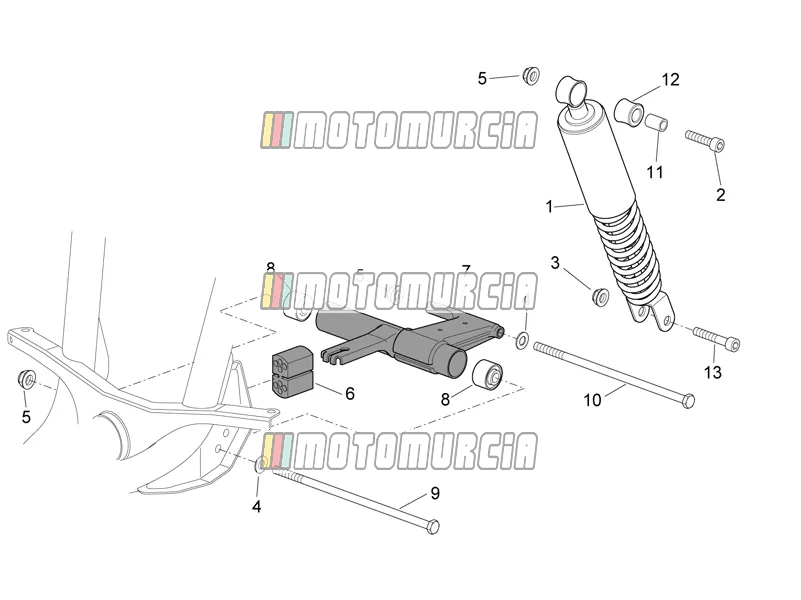 Frame » r.shock absorber-connect. hengel