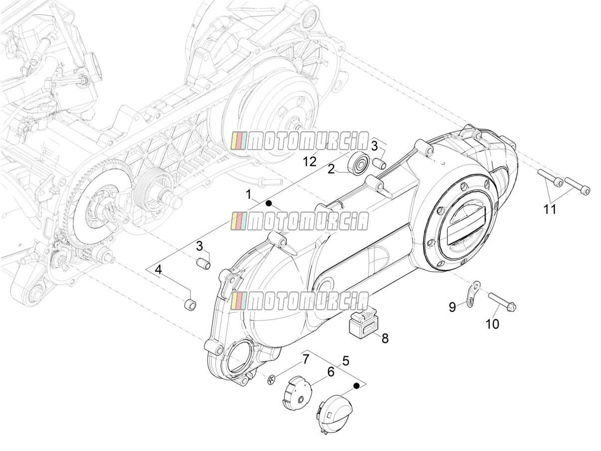 Couvercle de carter - refroidissement du carter