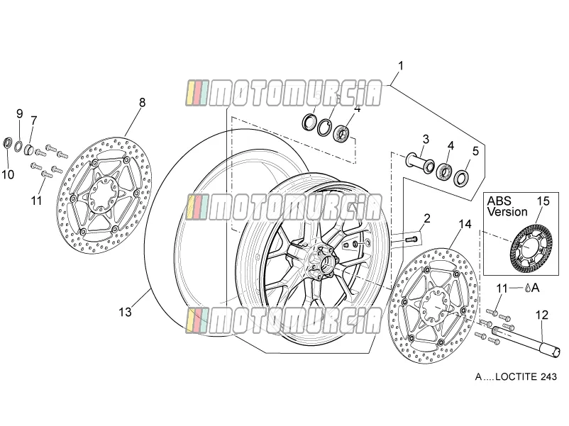Roue avant