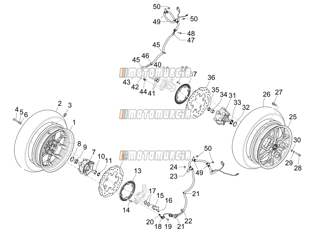 Roue avant
