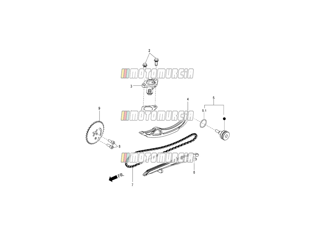 Distributieketting-kettingspanner