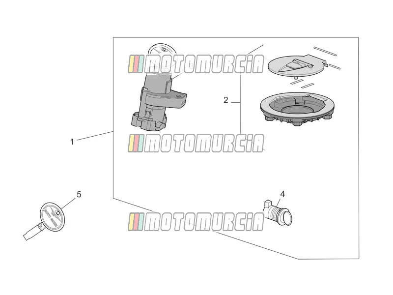 Hardwarekit voor slot