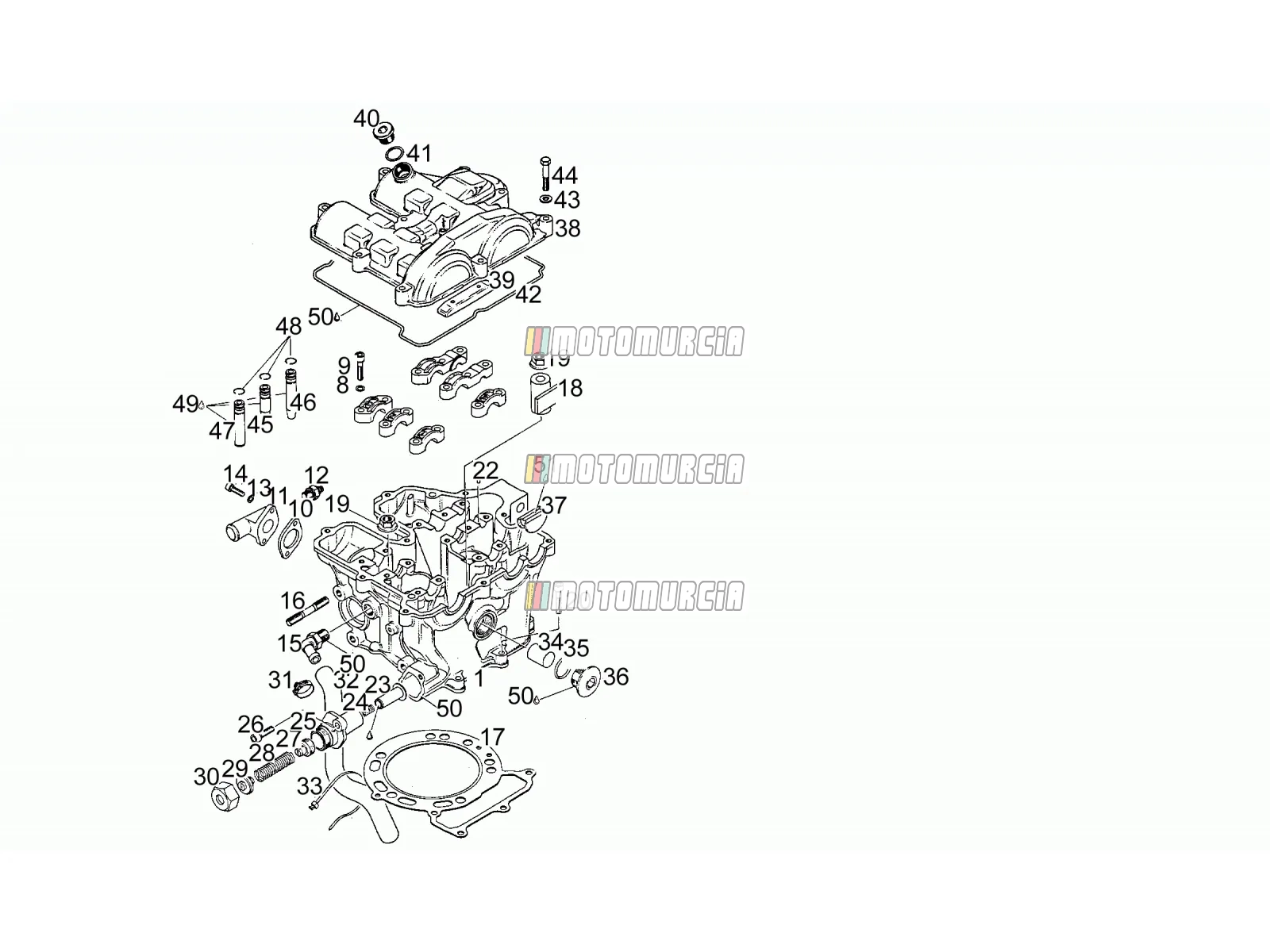 Cylindre - culasse - piston t