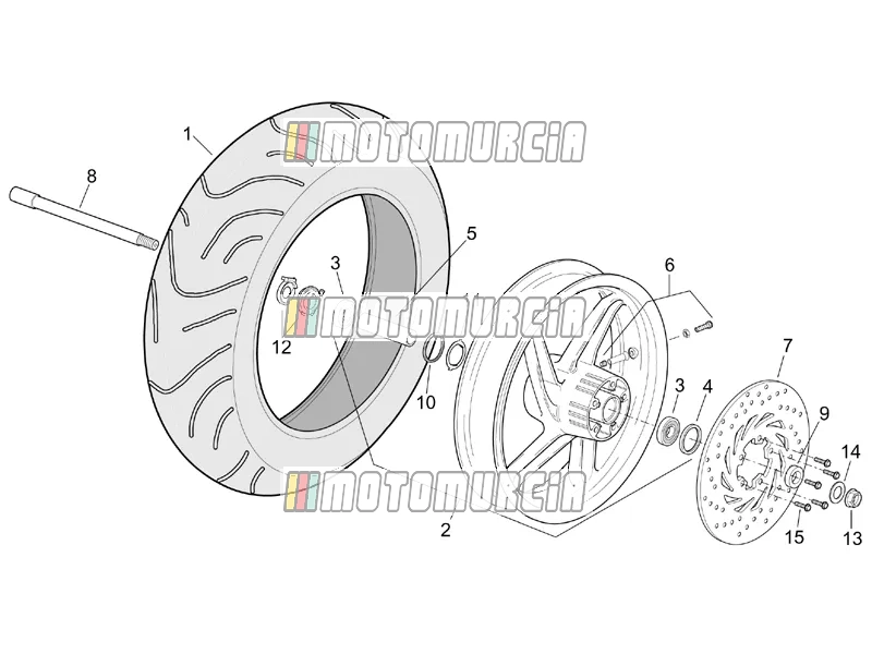 Roue avant