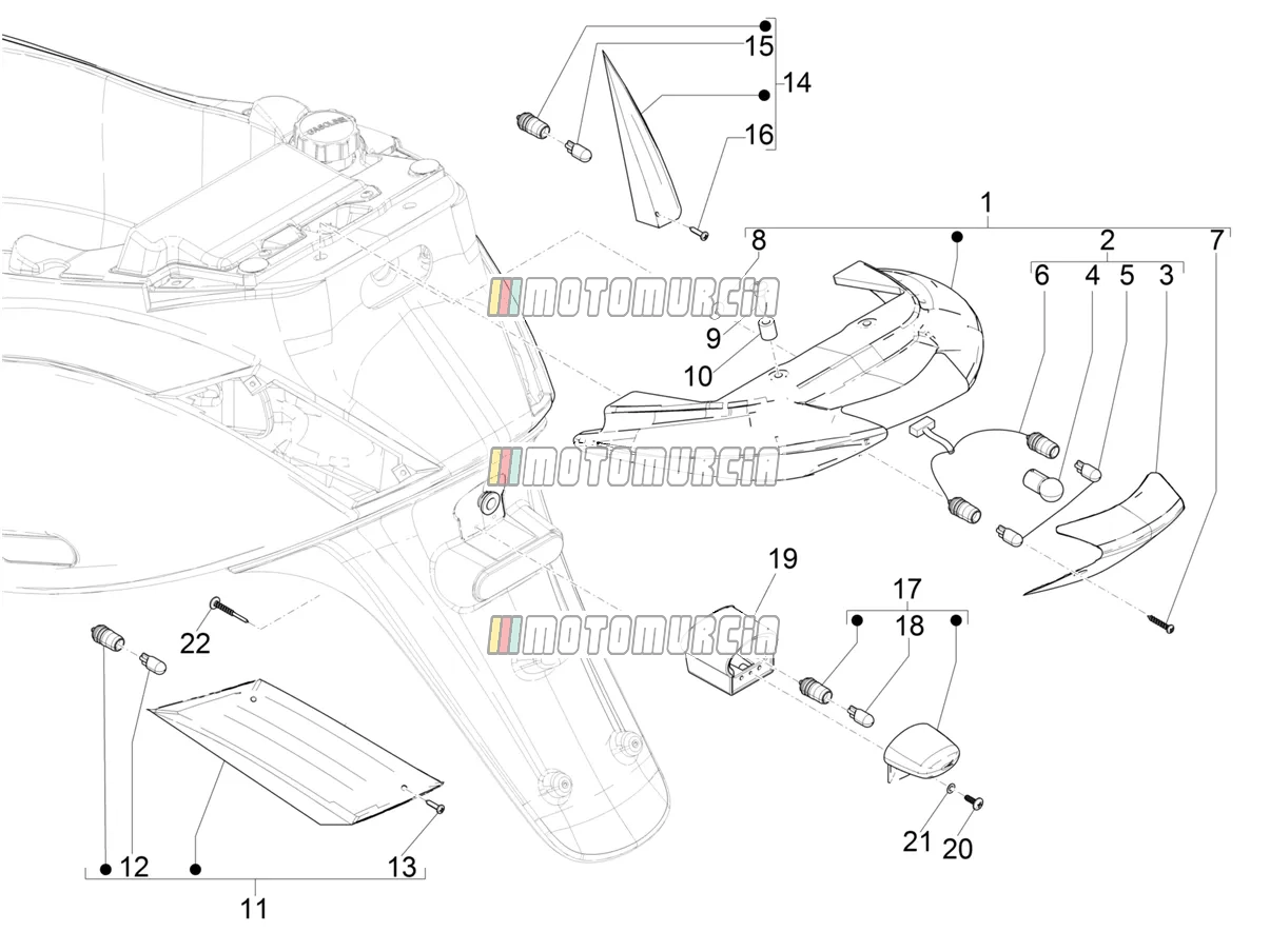 Rear Headlamps - Turn Signal Lamps