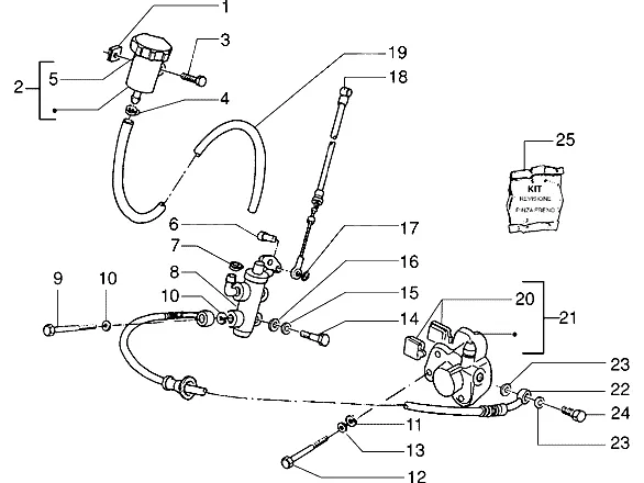Front Brake Cylinder-brake Caliper
