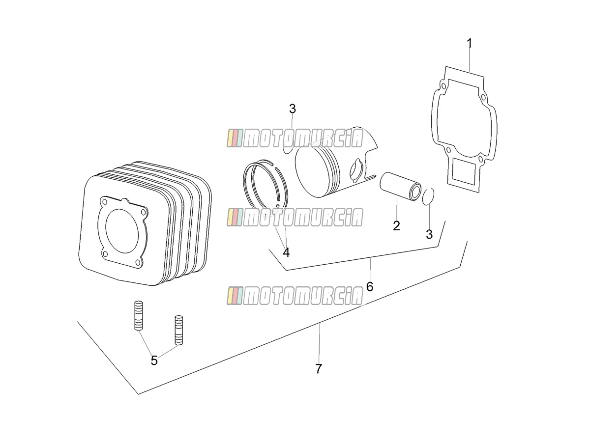 Motor » cilinder - zuiger