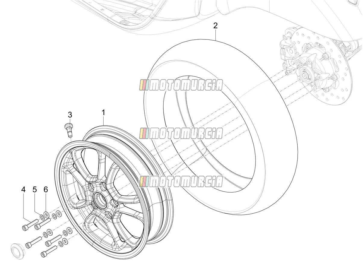 Roue avant