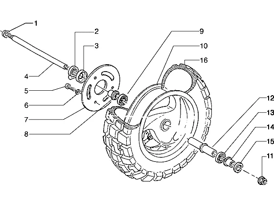 Roue avant