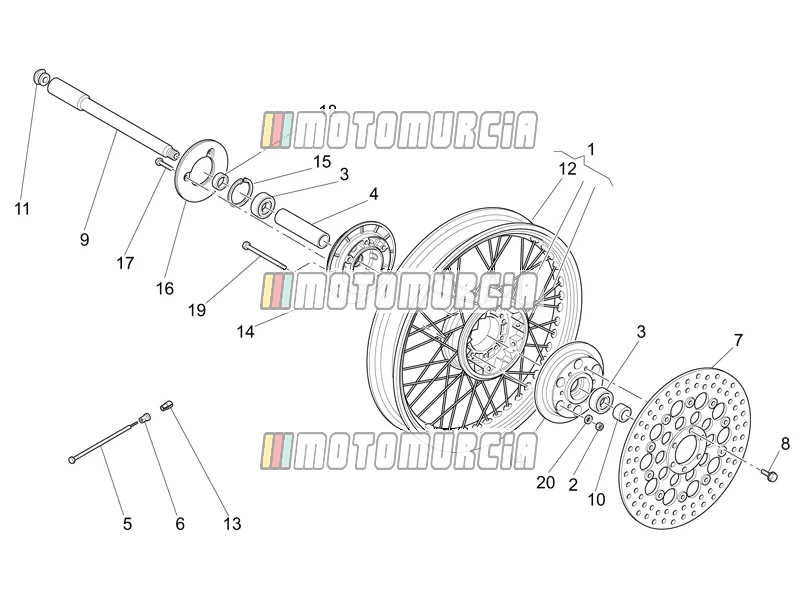 Roue avant