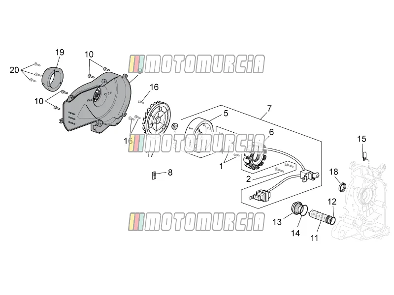 Moteur » ensemble magnéto cdi