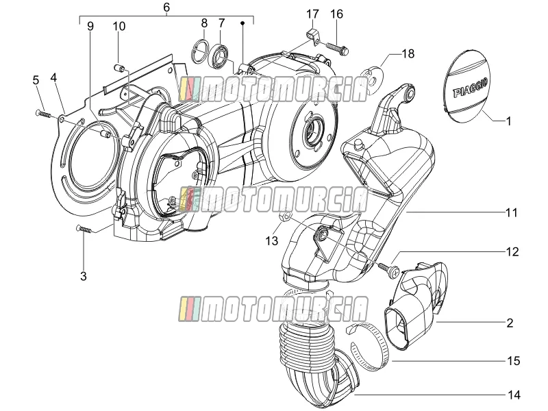Crankcase Cover - Crankcase Cooling