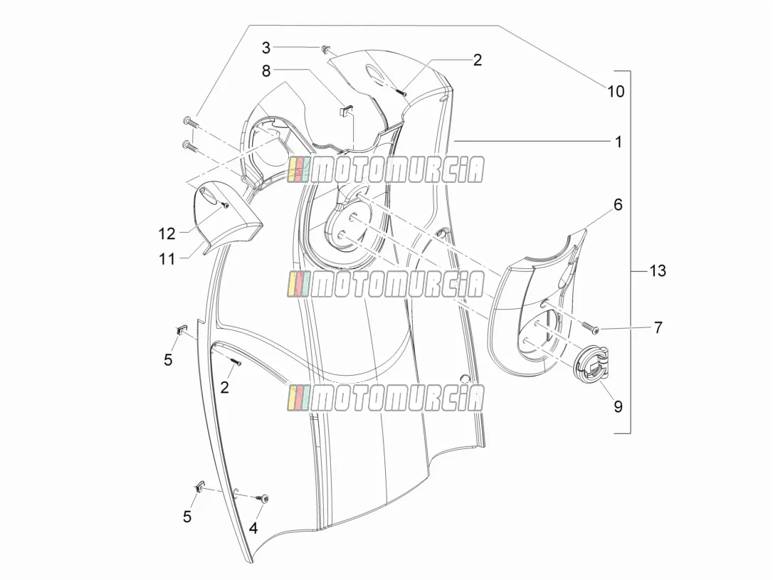 Front Glove-box - Knee-guard Panel