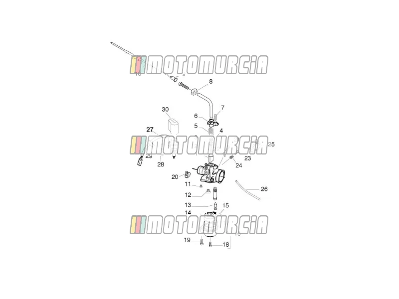 Composants du carburateur