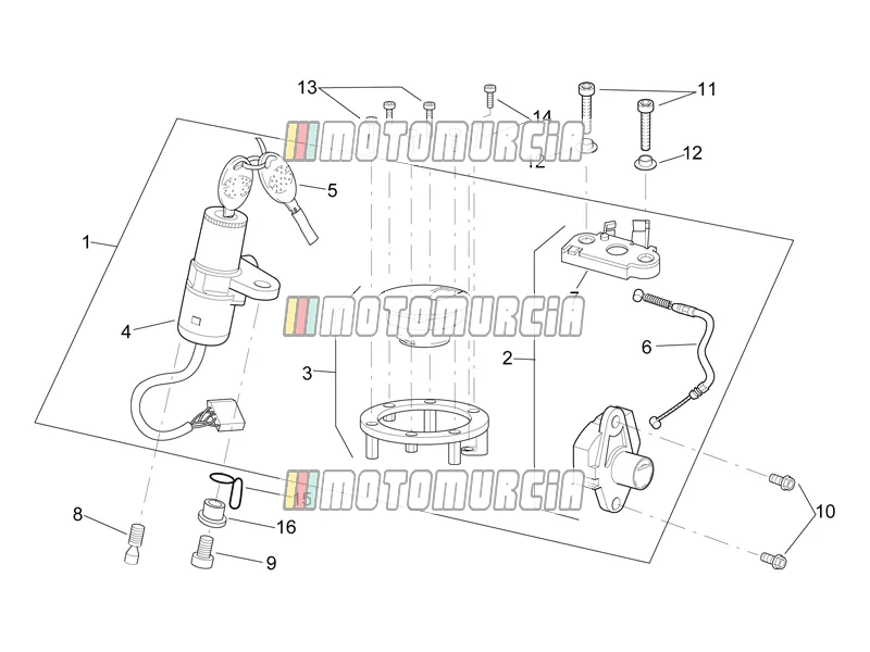 Hardwarekit voor slot
