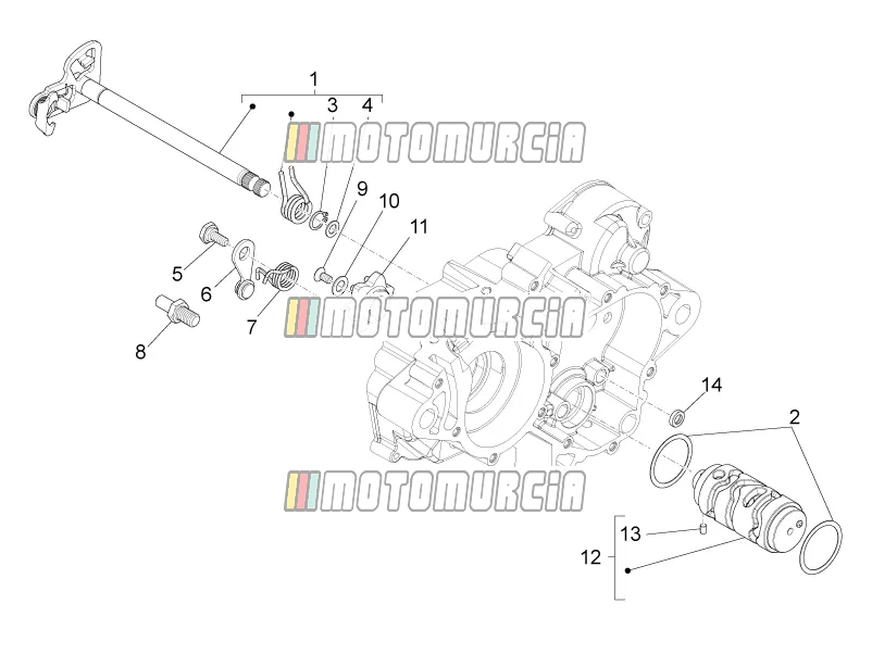 Gear Box / Selector / Shift Cam