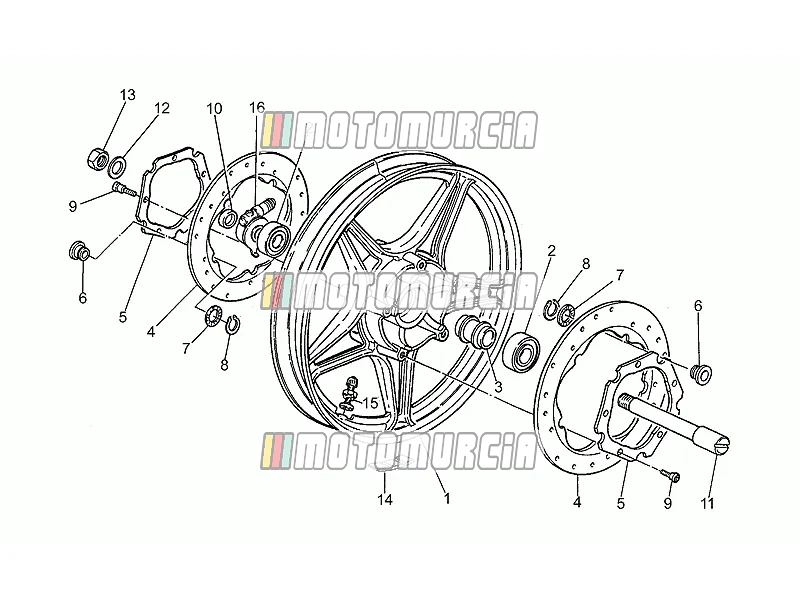 Roue avant