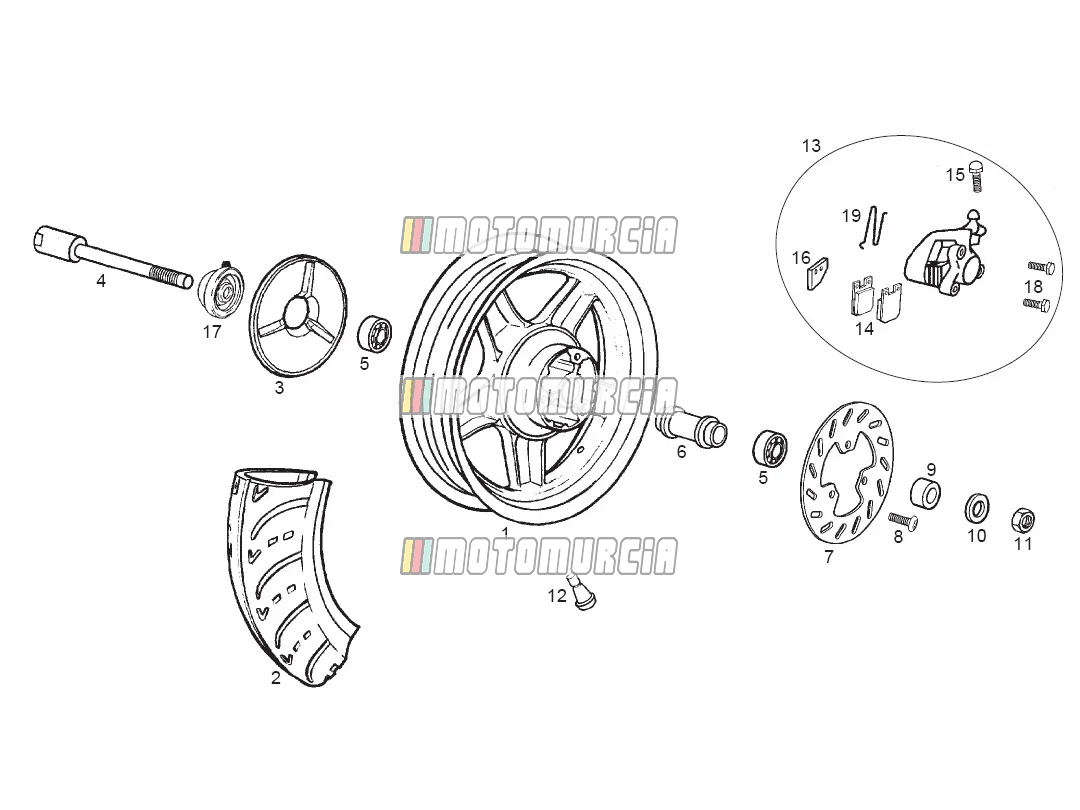 Roue avant