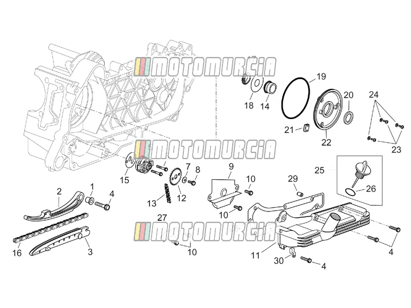 Motor »oliepomp