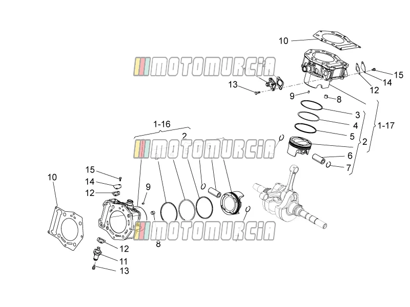 Cylindre avec piston