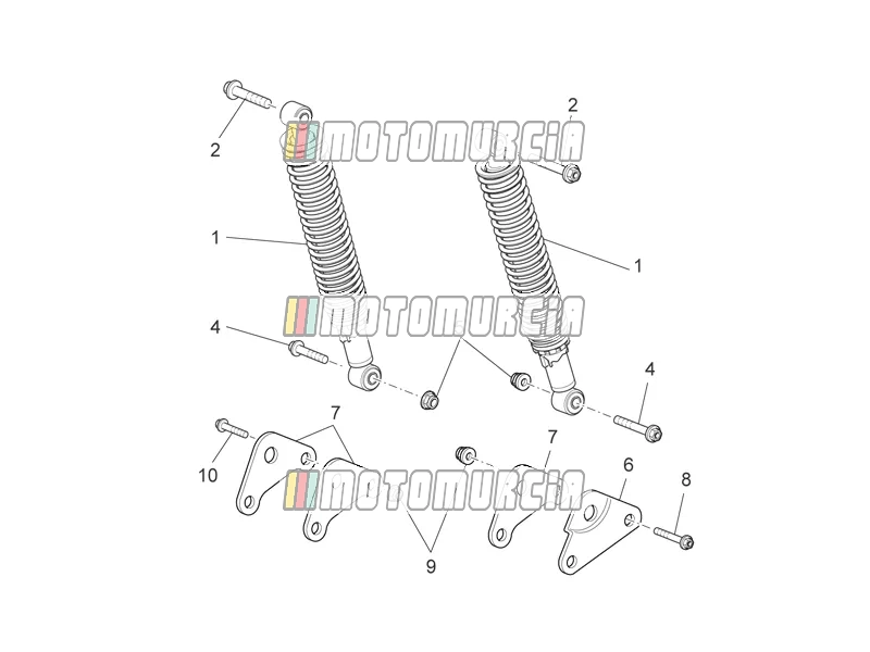 Frame »achterschokdemper