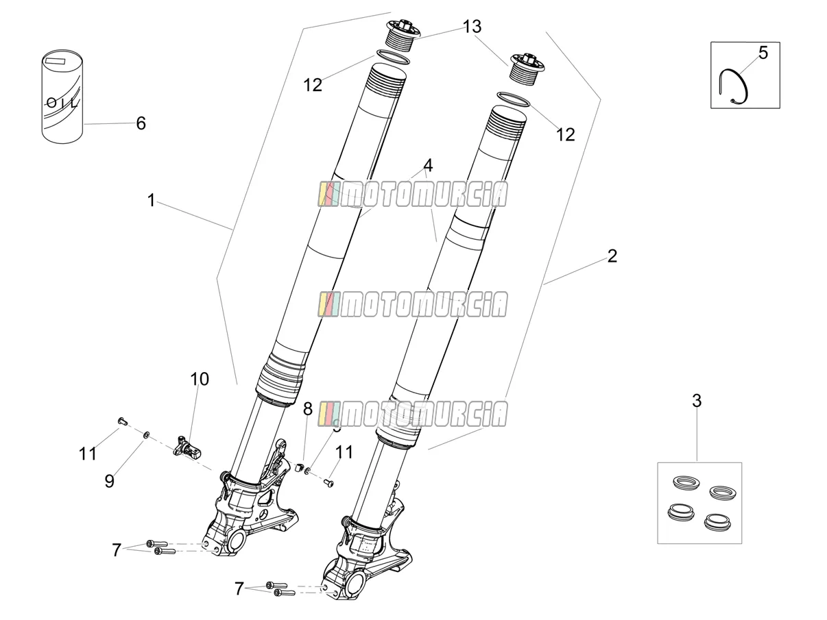 Front Fork Ohlins