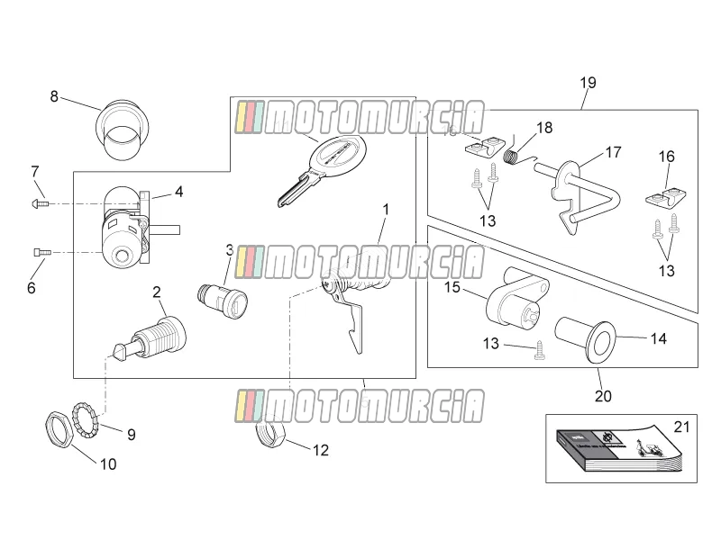 Frame » sticker - hardwarekit voor slot