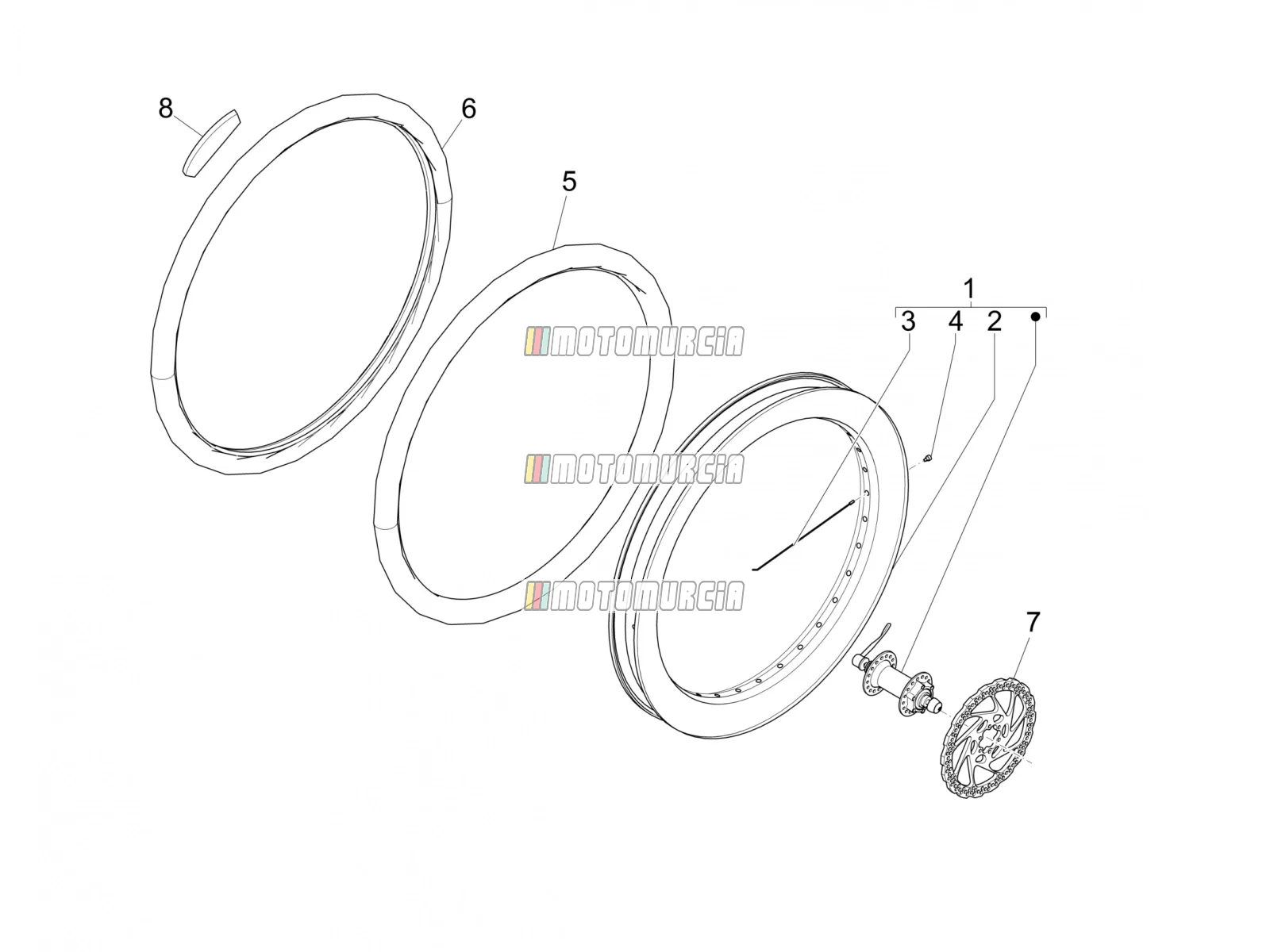 Roue avant