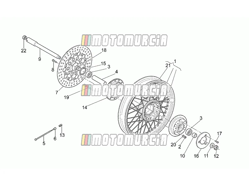 Roue avant