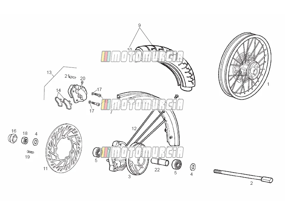 Roue avant