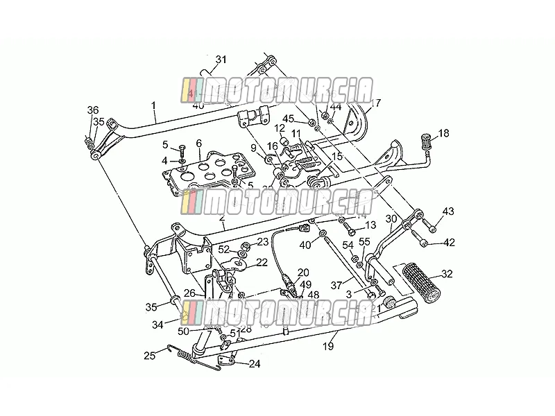 Repose-pieds - béquille latérale