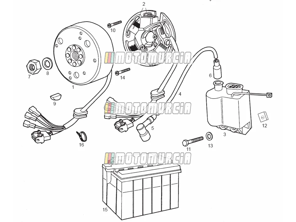 Cdi magneto conjunto