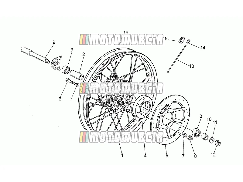 Roue avant