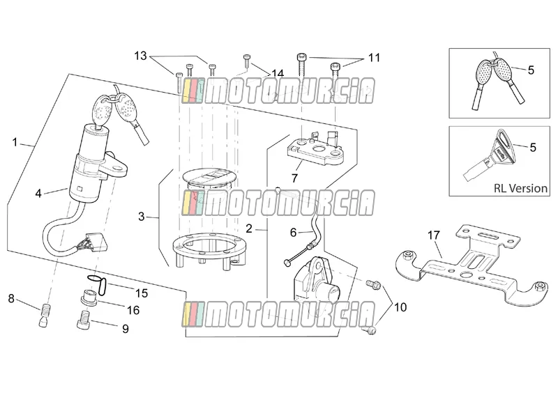 Hardwarekit voor slot