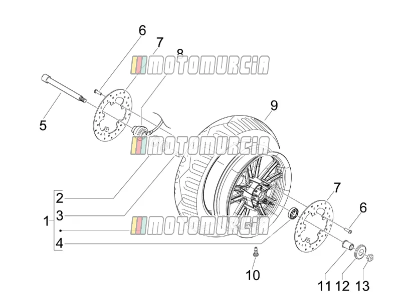 Roue avant