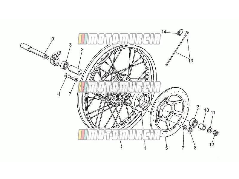 Roue avant