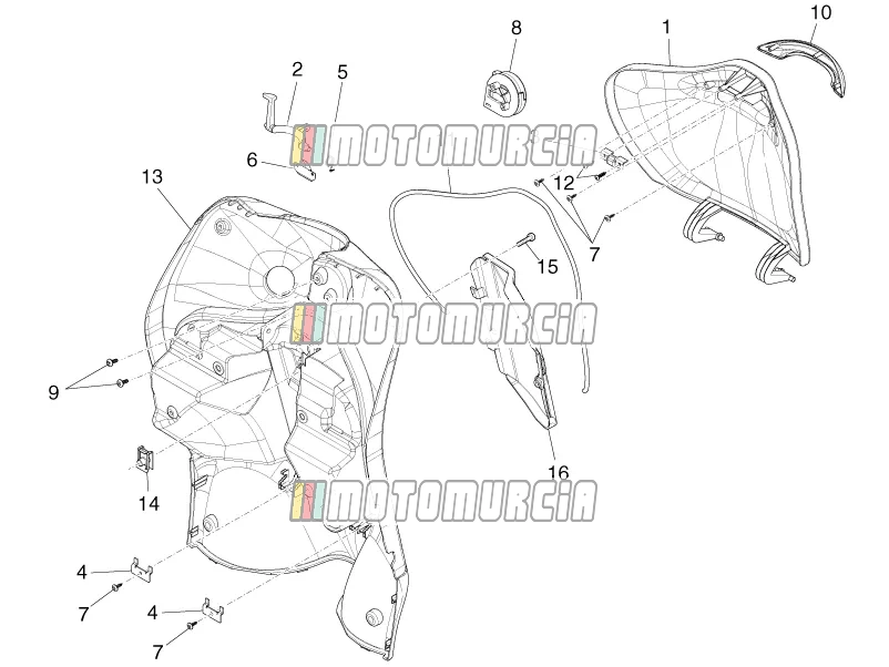 Front Glove-box - Knee-guard Panel