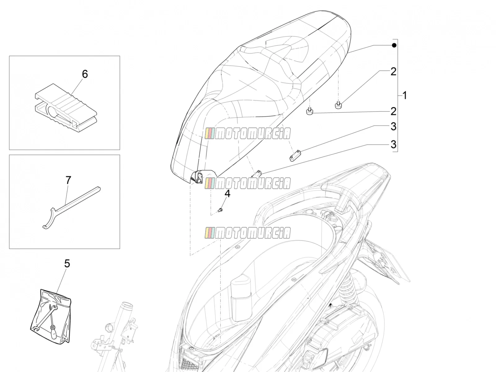 Saddle/seats
