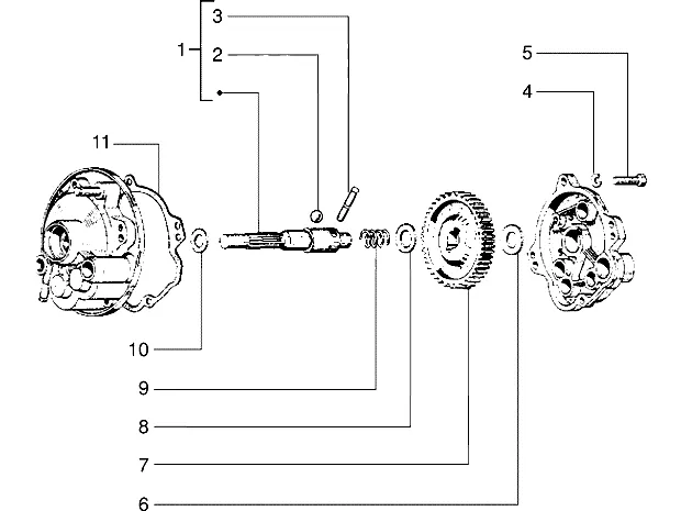Components Parts Of Rear Hub
