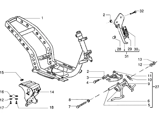 Chassis-centrale standaard